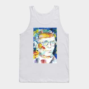 SARTRE watercolor and oil portrait Tank Top